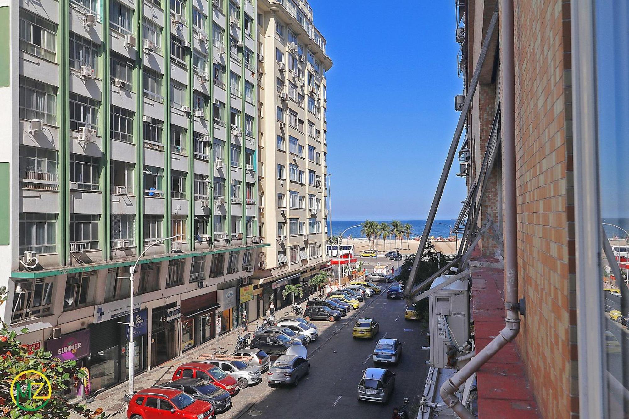 Studio Com Vista Lateral Para O Mar Em Copacabana Río de Janeiro Exterior foto